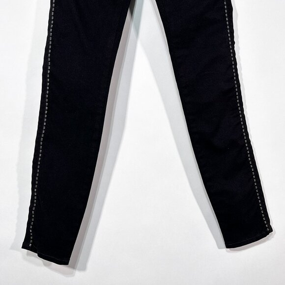 NWT Massimo‎ Duti Black Mid Rise Skinny Zipper Detail Jeans Size EUR 34/US 2 - Picture 5 of 16